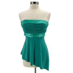 Vintage Wet Seal Womens Medium Top Strapless Green Tube Top Y2K 2000s Party